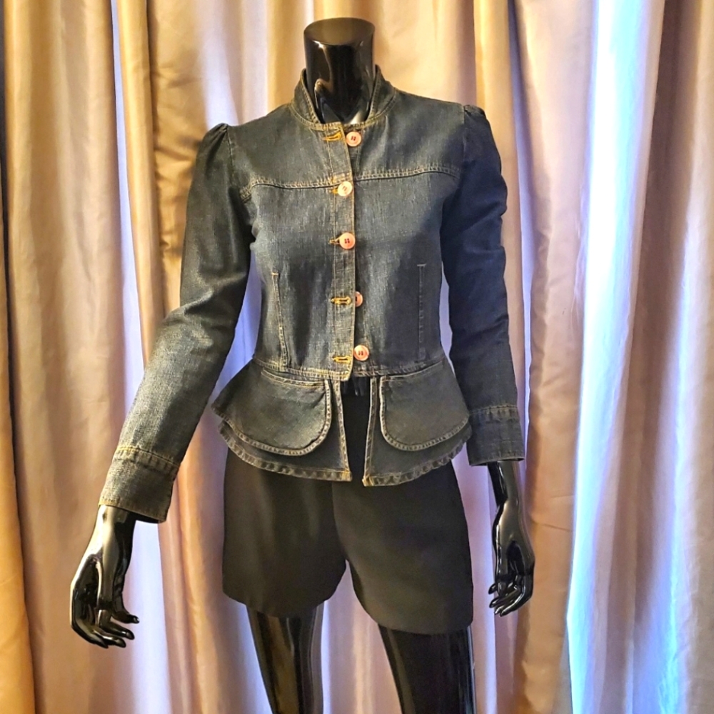 KITSCH blue Jean Jacket Size Small